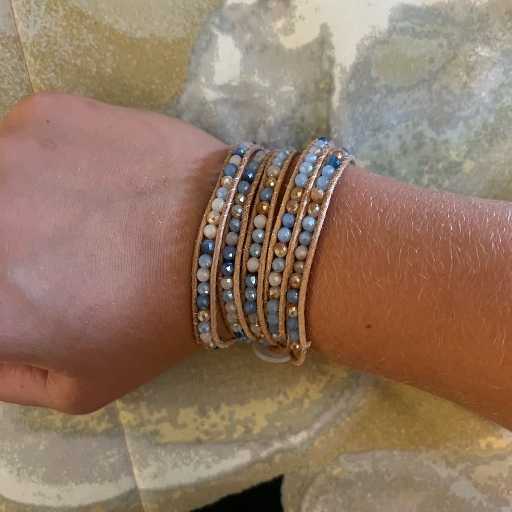 Handmade wrap bracelet